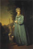 Боровиковский Екатерина II на прогулке в Царскосельском парке