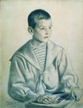 Борис Кустодиев, Портрет Мити Шостаковича