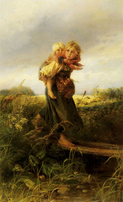 Константин Маковский, Дети, бегущие от грозы