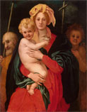 Пантормо, Мадонна с Младенцем, св. Иосифом и Иоанном Крестителем