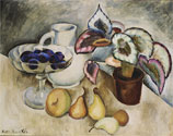 Илья Машков, Натюрморт с белым кувшином и фруктами