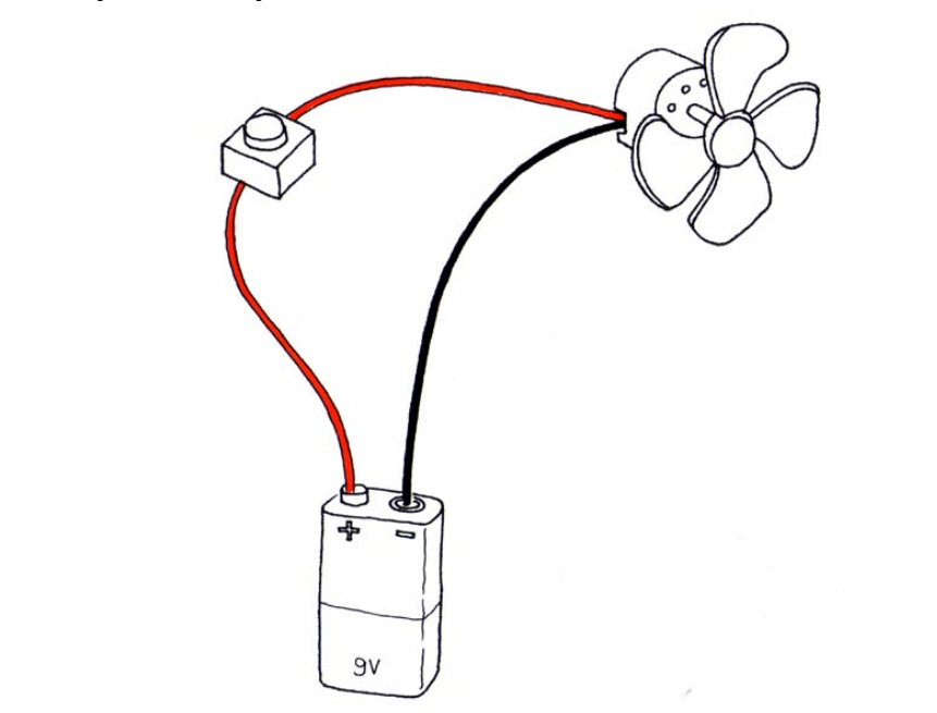 Выключение вентилятора. Схема подключения лампочки к АКБ через выключатель. Схема подключения выключателя к моторчику. Схема подключения 2 лампочек и моторчика. Схема припайки маленького моторчика с выключателем и батарейки.
